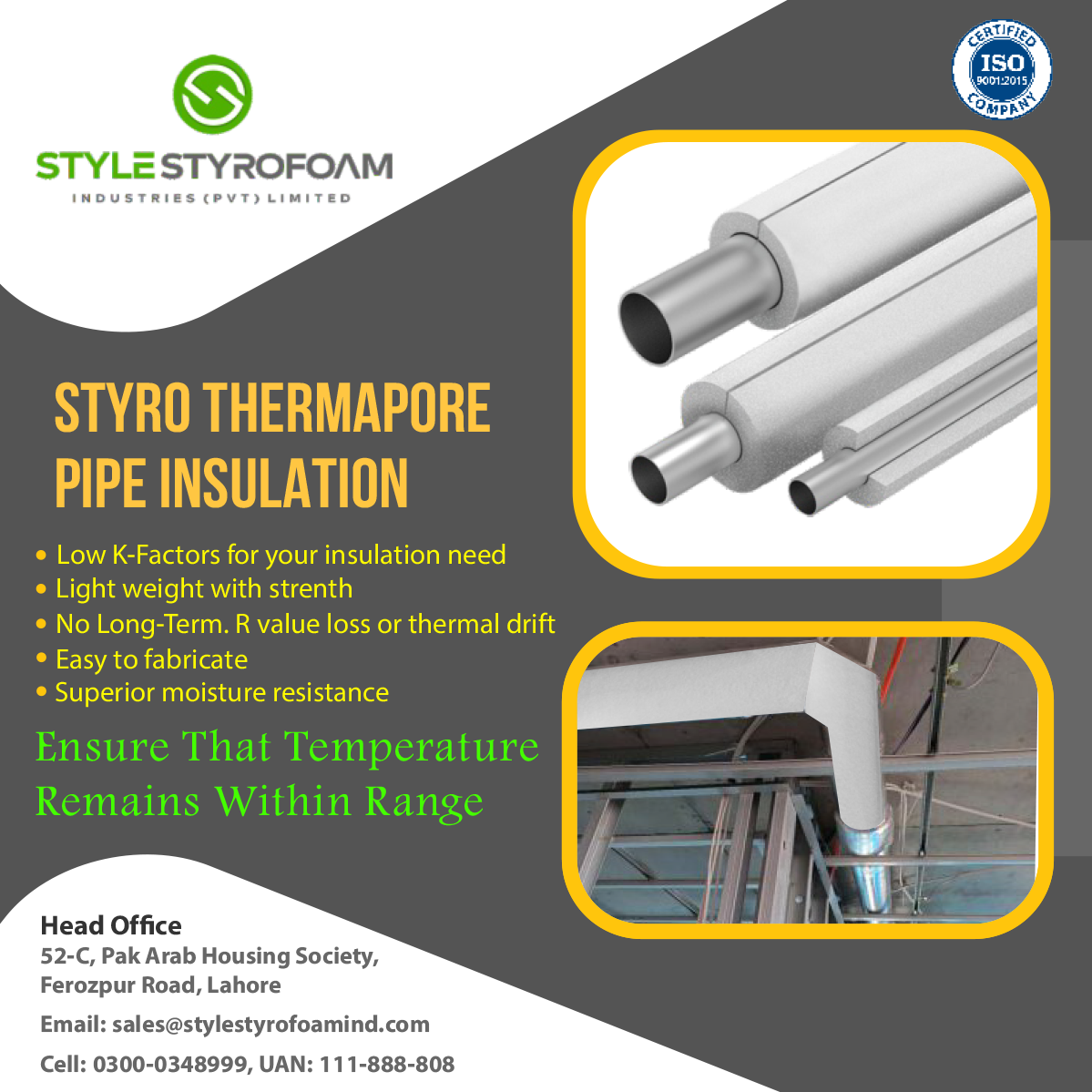 Thermopore Pipe Insulation